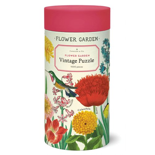 Cavallini 1000 Piece Puzzle, Flower Garden (PZL/FLRGRD)