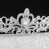 Princess Peach Crown, Fairy Godmother Rapunzel Costume Tiara for Women - Vofler Silver Coronas para 15 Años Hair Accessories for Princess Bride Diaries Party Quinceanera Prom Wedding Birthday Girls