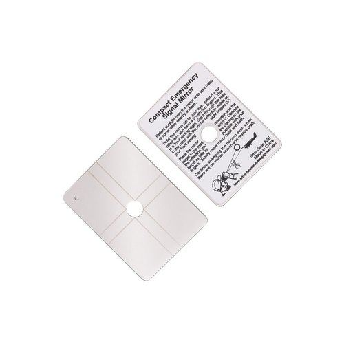 Best Glide ASE Compact, Military Grade, Stainless Steel, Emergency Signal Mirror (2 Pack)