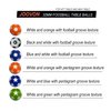 Joovon 1.42 Inch Foosball Table Balls 1.26 Inch Foosball Balls for Foosball Tabletop Game Foosball Ball Accessory Replacements Multicolor with The Plastic Box