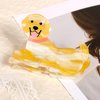 Yussti Golden Retriever Hair Claw Clips for Women Girls Cute Small Hairpins Hairgrips For Short Long Hair Doggie Gift Idea For Her Daughter Puppy Lovers Set of 1