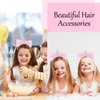 Casoty Pink Headband, Fashion Headbands for Women's Hair, Bow Headbands for Women Girls, Cute Hair Accessories for Halloween Costume Birthday Party