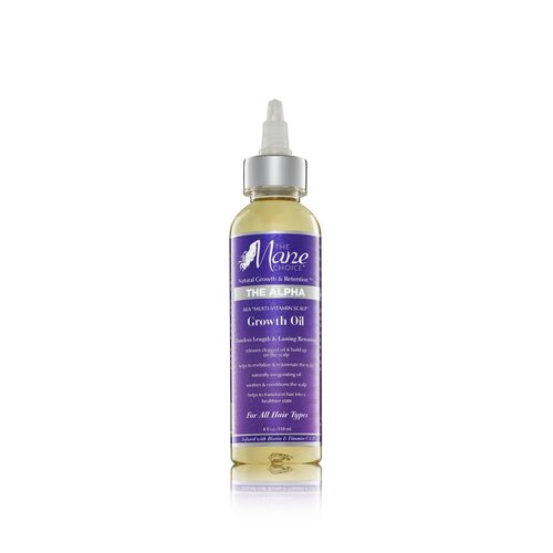 The Mane Choice Alpha Multi-Vitamin Scalp Hair Growth Oil, 4 Fl Oz, 1 Pack, Nourishing Scalp Oil with Biotin, Vitamin C, Rosemary, Rice Extract, Jojoba, Tea Tree & Castor Oil, Lightweight & Non-Greasy
