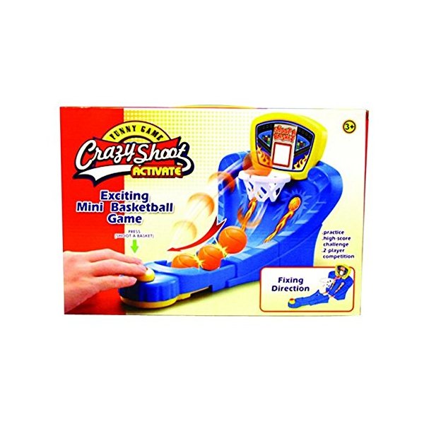 Mini Basketball Game, 8"x12" 2 Player Competition, 38733