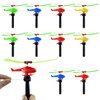 XIPEGPA 10PCS Flying Helicopters Planes 360°Rotating Airplanes Helicopter Airplane for Boys Girls Goodie Bag Stuffers Classroom Prizes Bulk Party Favors