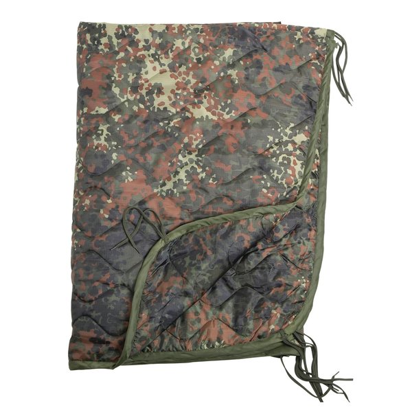 Mil-Tec Poncho Liner, Flecktarn Camo, 82.6 x 59, 14425021