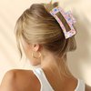 Vsdski Flower Hair Clips Spring Summer Party Hair Accessories for Women Girls Colorful Daisy Hair Claw Clips Nonslip Acrylic Hair Barrettes Elegant Hairpin Strong Hold Claw Clips for Thick/Thin Hair