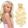 Blonde Bundles 613 Body Wave Human Hair Bundles 8A Brazilian Virgin Hair 3 Bundles 10 10 10 Inch Blonde Body Wave Bundles Human Hair 613 Bundles Human Hair Extensions