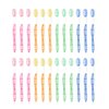 EasyHonor 24 PCS Rainbow Toothbrush, Individually Wrapped Bulk Toothbrushes, Colorful Manual Disposable Travel Toothbrush Set.