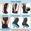 Mybow Walking Boot Cover, Orthopedic Boot for Broken Foot Injuries Cast Cover, Tall Medical Walking Boot Cover, Outdoor Cast Protector, Surgical Recovery Air Walker Boot Accessories (Black)
