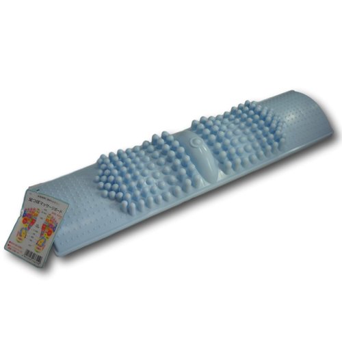 Takefumi Japanese Foot Massage Mat Board Acupressure Shiatsu Circulation Reflexology with Nubs (Light Blue)