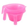 3pcs Hair Dye Bowl Blending Plastic Mixing Bowl Silicone Mixing Bowl Salon Hair Bowl Hair Color Mixing Bowls Highlight Hair Color Brush Pink Hairdressing Tint Bowls