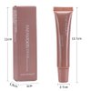 GHFCZOO 5Pcs Hydrating Lip Gloss Set: Long-lasting, Non-sticky Shiny Jelly Lip Gloss with Glitter Plumping Effect in Nude Shades for a High-shine, Glass-like Finish, 0.3 fl oz Each