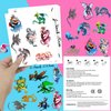 Dragon Temporary Tattoos Dragon Party favors for Kids Adults, 20 Sheets 144 Pieces Dragon Tattoos Stickers Party Supplies Dragon Birthday Party Favors, Goodie Bag Fillers