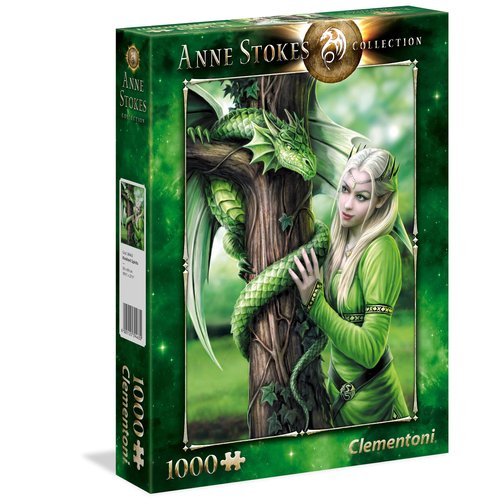 Clementoni - 39463 - Anne Stokes Collection Puzzle for Adults and Children - Kindred Spirits - 1000 Pieces