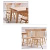 Z MAYABBO Wooden Dollhouse Furniture of Table & Chair, Miniature Dollhouse Accessories of Dining Room Accessory - 1/12 Scale