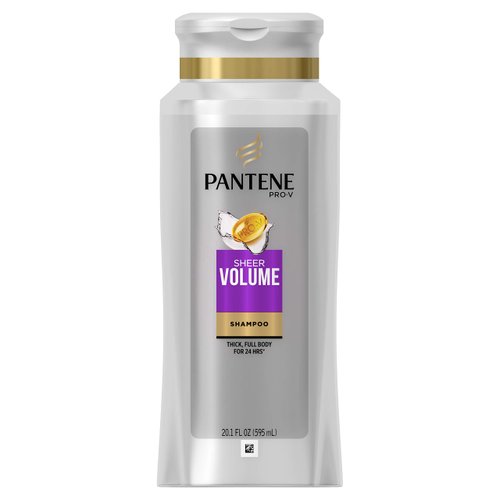 Pantene Pro V Sheer Volume Hair Shampoo, Thick & Full Body, 20.1 Oz