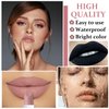 IONSGAKO Matte Nude Lipstick Nude Lip Gloss Non-Stick Cup Velvet Lip Stain Long Lasting Matte Lipstick for Women Nude Lip Makeup-02 Nude