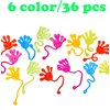 BEIGUO 36PCS Glitter Sticky Hands for Kids Party Favors Goodie Bag Filler Birthday Supplies Christmas Stocking Stuffers Gifts