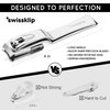 Swissklip Nail Clippers for Men & Women I Finger Nail Clippers for Adult with 360 Degree Rotating Head I Fingernail Clippers for Women I Surgical-Grade Stainless Steel Material