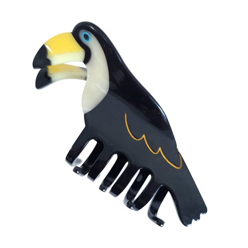 Big Toucan Claw Clips,Cellulose Acetate Hair Clips,Big Claw Clips for Women