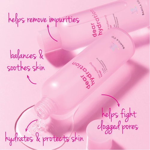 BANILA CO Dear Hydration Skin Softening Toner: Dermatologist Tested, Balances, Hydrates, Gentle Exfoliation (200ml / 6.76 fl oz)