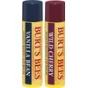 Burt's Bees 100% Natural Lip Balm, Wild Cherry and Vanilla Bean Blister Box, 0.3 Ounce, 2 Count
