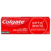 Colgate Optic White Stain Fighter Whitening Toothpaste Gel, Fresh Mint Flavor Gel Toothpaste, Safely Removes Surface Stains, Enamel-Safe for Daily Use, Whitening Toothpaste with Fluoride, 4.2 Oz Tube