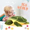 Civaner Turtle Stuffed Animals Sea Turtle Plush, Giant Stuffed Turtle, Plush Pillow Toys, Tortoise Plush Toys Doll for Birthday Christmas Thanksgiving Day Halloween(12 Inches)