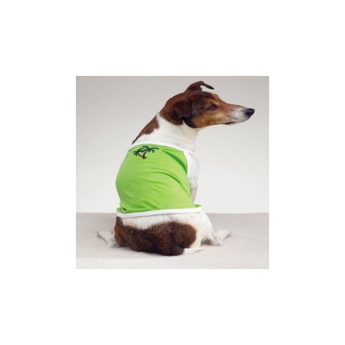 GREEN - SMALL - Doggy Tiki Tank-Top Shirts