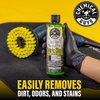 Chemical Guys CWS203 - HOL315 Foaming Citrus Fabric Clean, Easy-to-Use Drill Brush Carpet & Upholstery Fabric Cleaning Kit (Car Carpets, Seats & Floor Mats), 16 fl oz, Citrus Scent