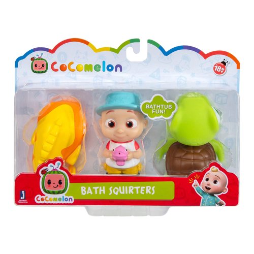 Cocomelon Bath Squirters (Shark, Turtle, JJ), WT80125