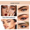 Eyebrow Pencil,3D Microblading Eyebrow Tattoo Pencil 4 Fork Tip,Eye Makeup Long-Lasting Waterproof & Smudge-proof Natural Eyebrow Hair Eyebrow Pencil (1#dark coffee)