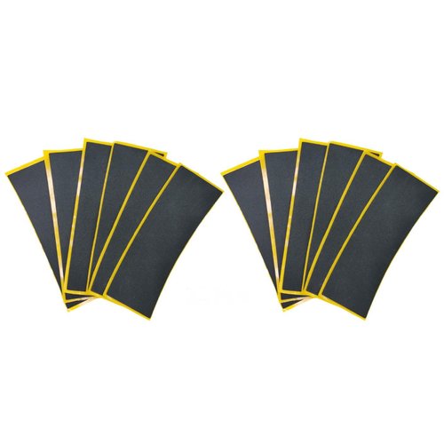 LEEFAI 12 pcs Fingerboard Foam Grip Tape -Size 38mm×110mm,Thickness 1.12mm or 2mm Fingerboard Grip Tape for Fingerboards Deck (1.12mm)