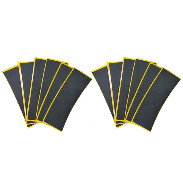 LEEFAI 12 pcs Fingerboard Foam Grip Tape -Size 38mm×110mm,Thickness 1.12mm or 2mm Fingerboard Grip Tape for Fingerboards Deck (1.12mm)