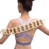 Wood Back Massage Roller Rope, Wood Therapy Cellulite Self Massage Tools for Back Neck Leg Pain Relief