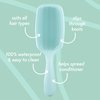 Nature Spell No Knots Detangling Hair Brush | Detangles All Hair Types | For Wet & Dry Hair | Eliminates Knots & Reduces Breakage | (Glossy Turquoise)