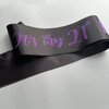 It’s My 21st Birthday Sash,21st Birthday Sash,Glitter Letter 21st Birthday Sash for Girls,Happy 21st Birthday Party Decorations,Black and Purple