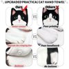 Infaccial Funny Cat Hand Towel for Kitchen and Bathroom,Decorative Hanging Cat Towels for Cat Lovers,Christmas Cat Gifts for Women(Tuxedo Cat)