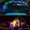 amadecohome 2 Pack Solar String Lights, 8 Modes Outdoor 42ft 100LED Waterproof Lights for Garden, Tree, Yard, Christmas, Wedding, Party (Multicolor)