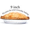 Spare Essentials 25 Pack 9'' Pie Pans/Disposable Plates/Aluminum Foil Quinche Pan/Tart Tins/Pie Tins/Aluminum Pie Pans