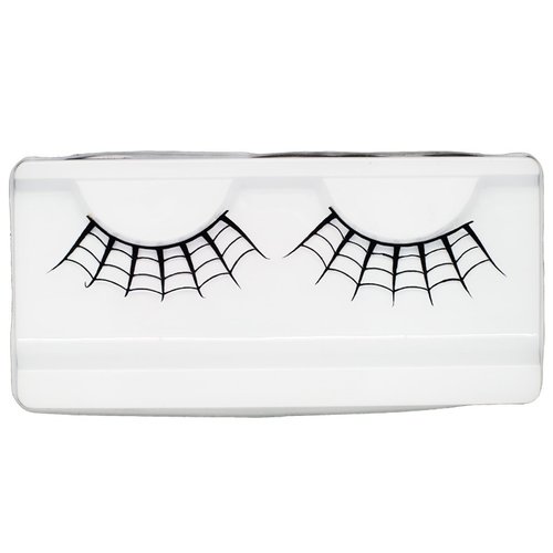 EMILYSTORES Spider Web Lashes for Halloween Ghost Yzma Dracula Vampire Costume Masquerade Fancy F...