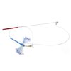 Cat Toy Teaser Wand - Dragonfly Katfly Teaser and Teaser Wand - Blue