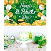 St. Patrick's Day Decorations Banner Happy St Patricks Day Backdrops - 71x44 Inch St. Patricks' Day Decor for Irish-Themed Party Supplies