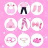 UZIDBTO American Doll Clothes and Accessories for 18 Inch Doll Includes Pretend Makeup Kit Stuff Girls Gift（Doll not Including）