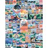 Ridley's: 50 Awe-Inspiring Travel Destinations Bucket List 1000-Piece Puzzle - Unique Art Style for Travel Lovers - Room Décor After Completion