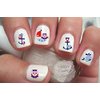 Nautical Owls Nail Art Decals