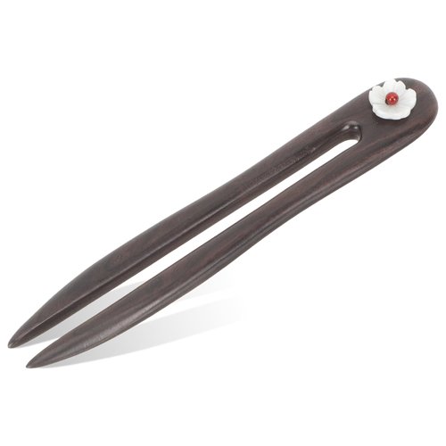 Ipetboom U-shaped Hairpin Hair Fork Hairpin Hair Barrettes for Women Antique Hair Stick Hair Jewels for Women French Pin Hair Sticks Steamed Stuffed Bun Wood Girl Wild