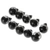 100Pcs Black Plastic Safety Eyes with Washers, Craft Eyes, for Crochet, Puppet, Plush, Stuffed Animals Making, 12mm