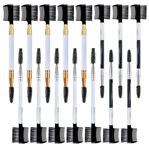 Hair Brush Set, Nylon Teasing Hair Brushes, Double Sided Hair Edge Brush Smooth Comb Grooming, Ra...